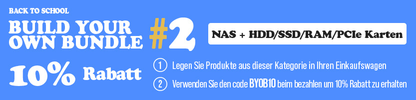 NAS with Accessories (10% off: QBYOB10)