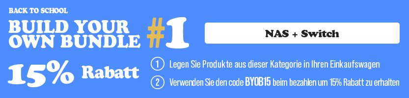 NAS with any Switch (15% code: QBYOB15)