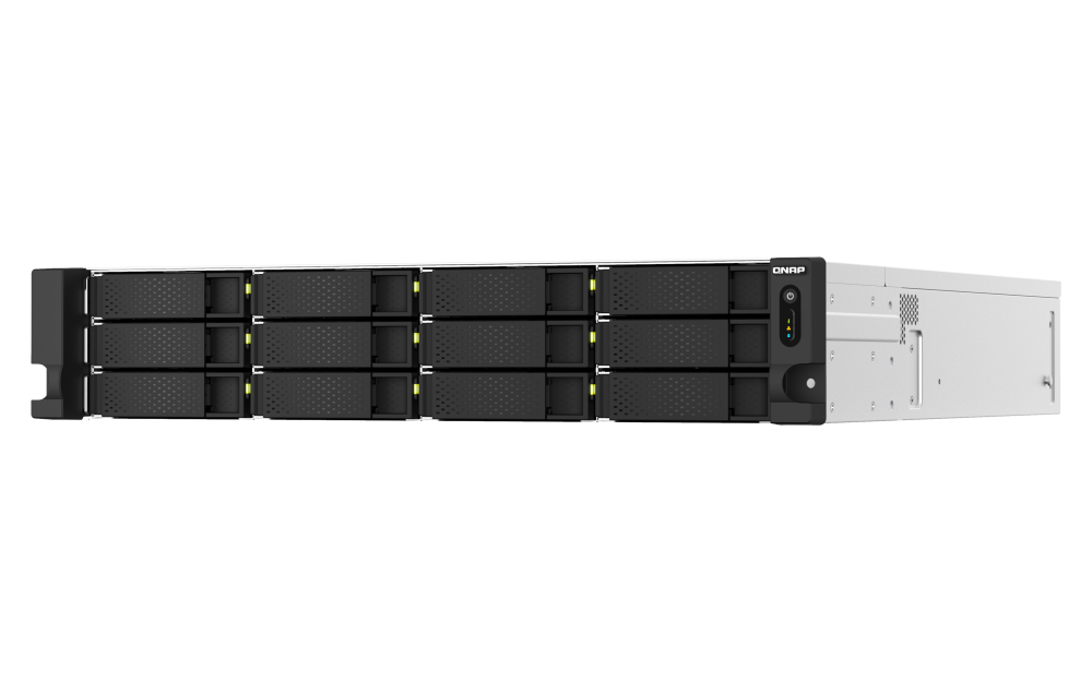 QNAP TS-h1887XU-RP-E2334-16G | 10GbE, 18-Bay, ZFS, Intel Xeon CPU, 16GB RAM, PCIe Slots, Redundant Power, 2U Rackmount
