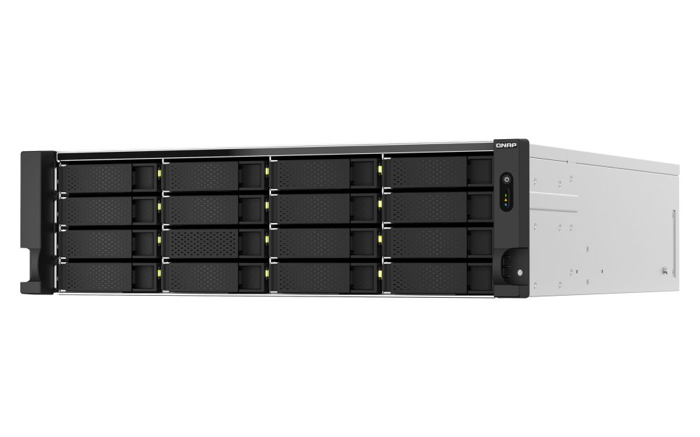 QNAP TS-h2287XU-RP-E2378-64G | 10GbE, 22-Bay, ZFS, Intel Xeon CPU, 64GB RAM, PCIe Slots, Redundant Power, 3U Rackmount