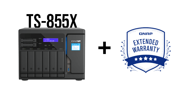 TS-855X-8G Complete Warranty Pack