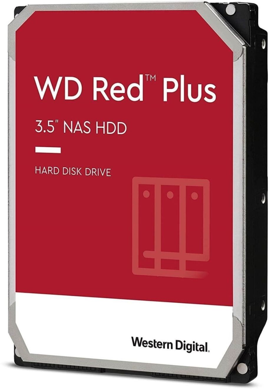 WD, HDD, Red Plus, SATA III, 3.5-inch, 4TB, WD40EFZZ