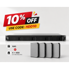 QNAP TS-433eU Bundle inkl. 16TB /32TB (4x4TB/4x8TB)