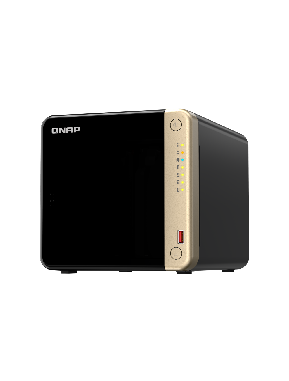 QNAP TS-464-8G | 2.5GbE, 4-Bay, Intel CPU, 8GB RAM, M.2 Slots 