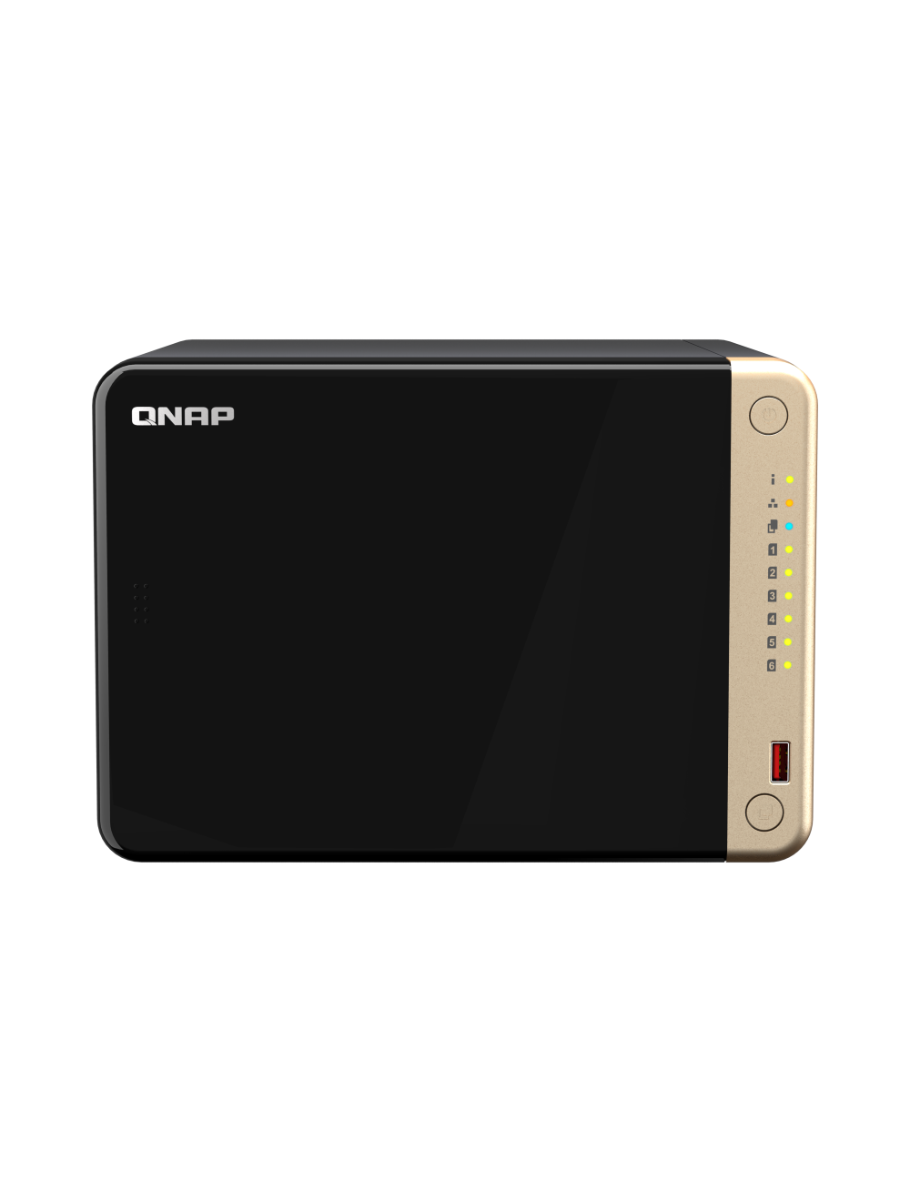 QNAP TS-664-8G | 2.5GbE, 6-Bay, Intel CPU, 8GB RAM, M.2 Slots