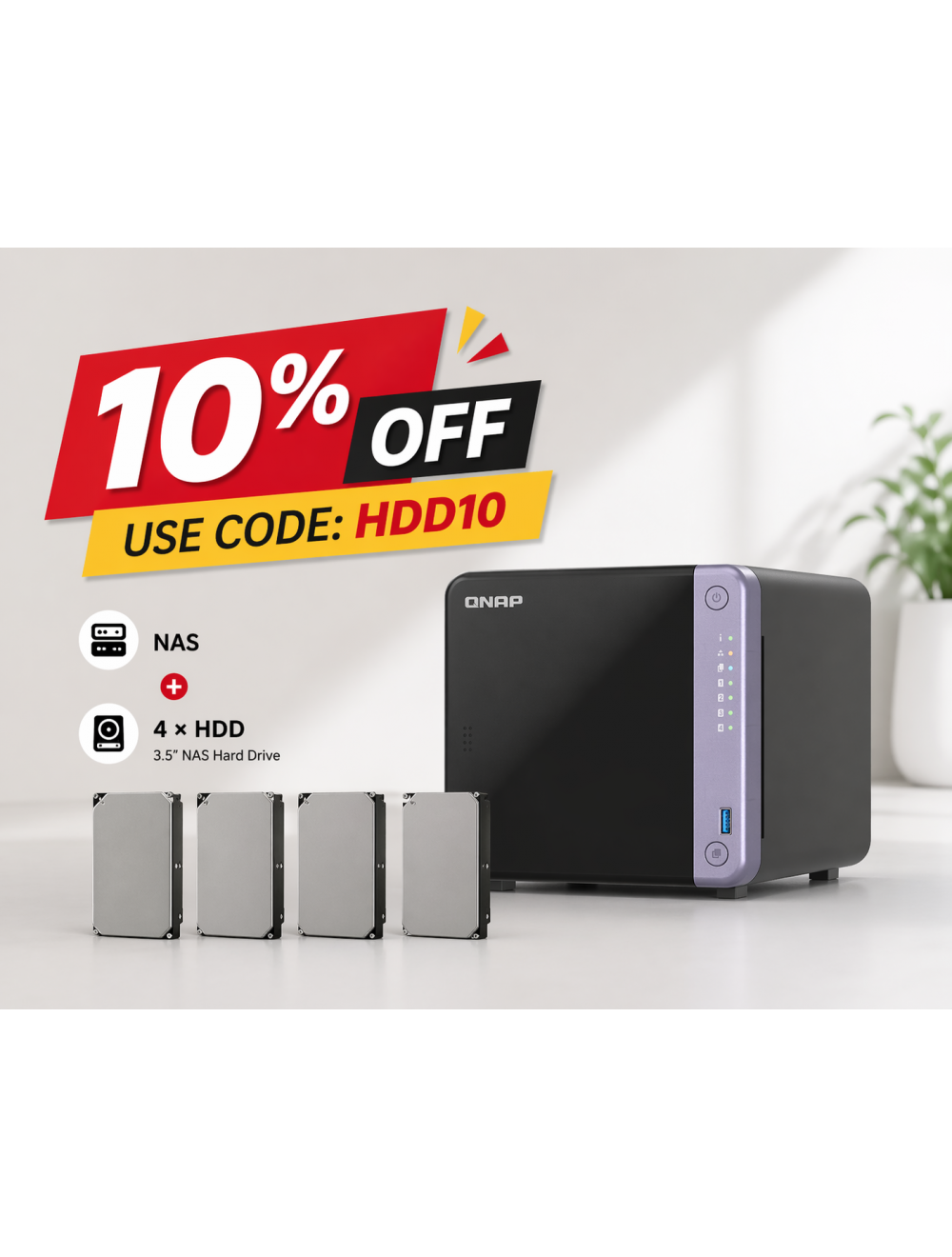 TS-432X-4G 16TB/32TB Bundle