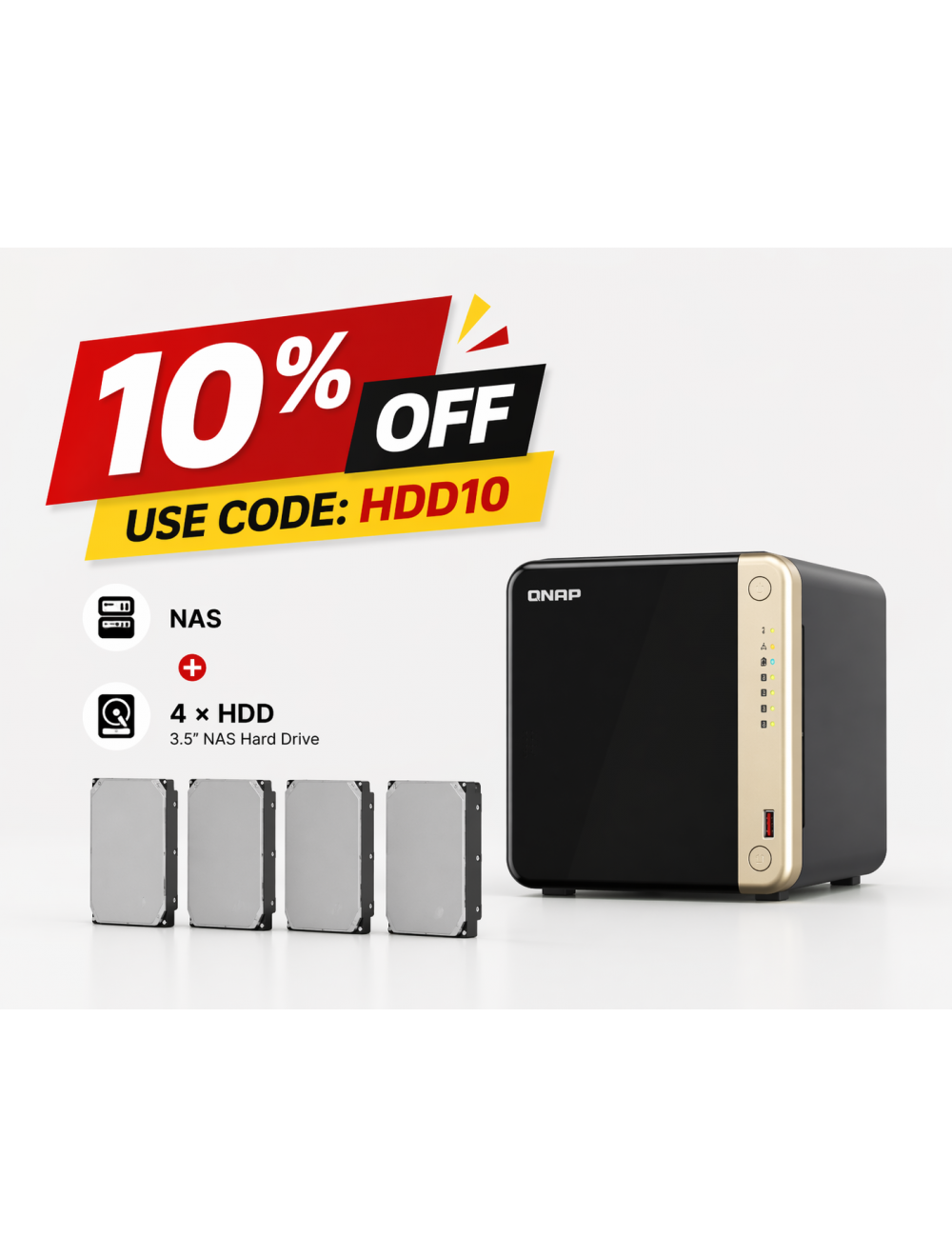 TS-464-8G 16TB/32TB Bundle