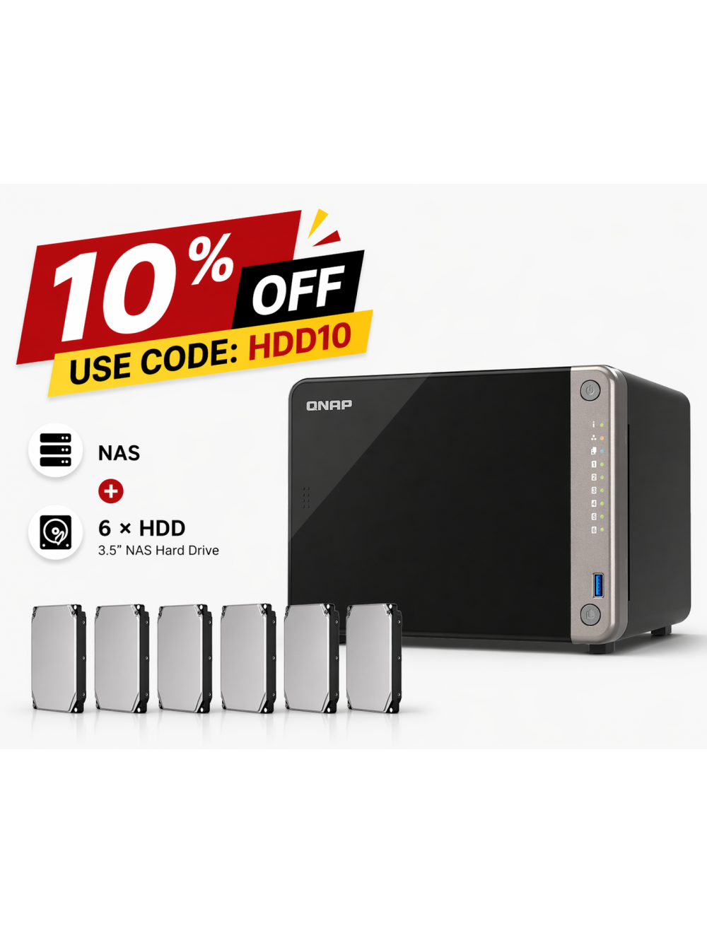 TS-AI642-8G 24/48TB Bundle