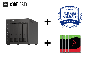 TS-453E Silent & Safe Bundle (10% off: QS10)
