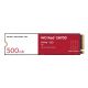  WD, SSD, Red SN700, PCIe NVMe Gen3, M.2 2280, 0.5TB, WDS500G1R0C